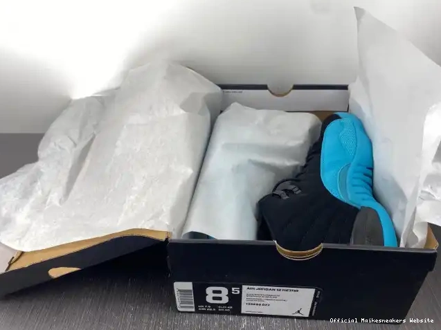 Official Maikesneakers Gamma 130690-027 12 Retro Jordan Blue 0409
